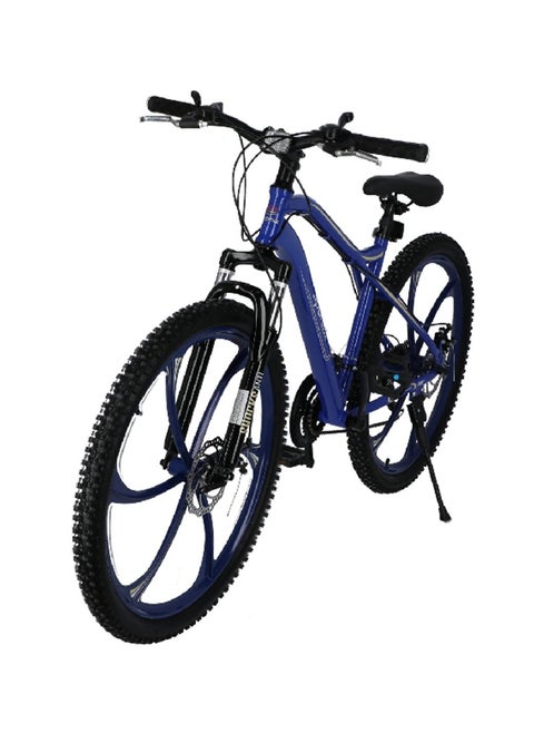 Lightweight Durable Impact-Proof Bicycle Blue and Black 26 Inch