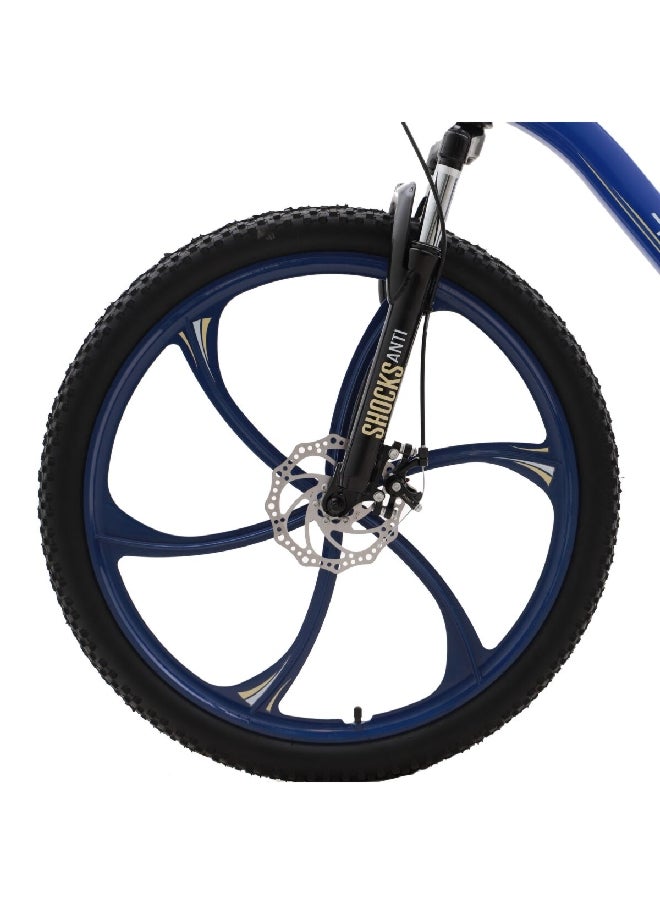 Sportex - Lightweight Durable Impact-Proof Bicycle Blue and Black 26 Inch - Image 1
