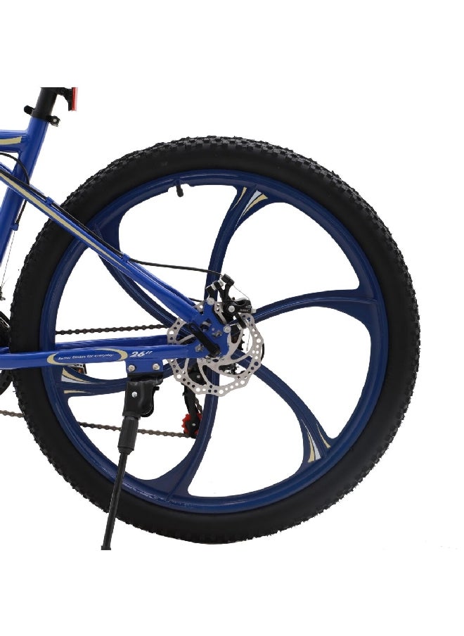 Sportex - Lightweight Durable Impact-Proof Bicycle Blue and Black 26 Inch - Image 1