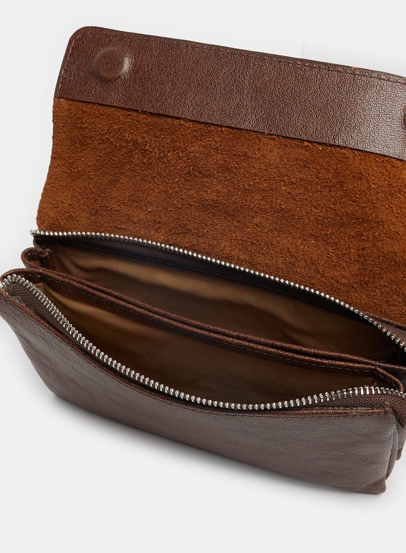 Leather Crossbody Bag - Image 4