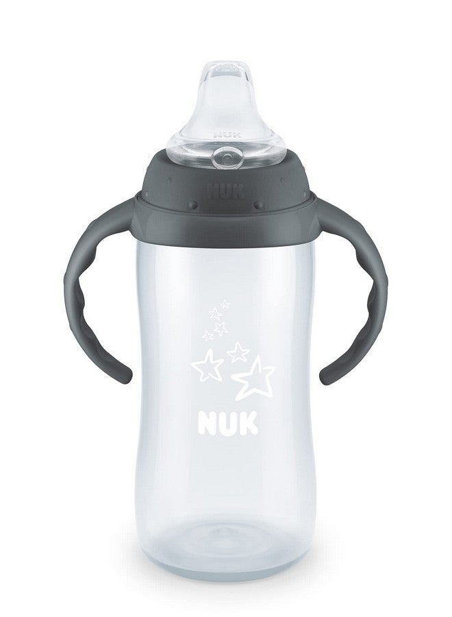 نوك كوب NUK Learner، سعة 10 أونصة، تريتان جراي ستار - كوب شرب خالٍ من مادة BPA، مقاوم للانسكاب - Image 1