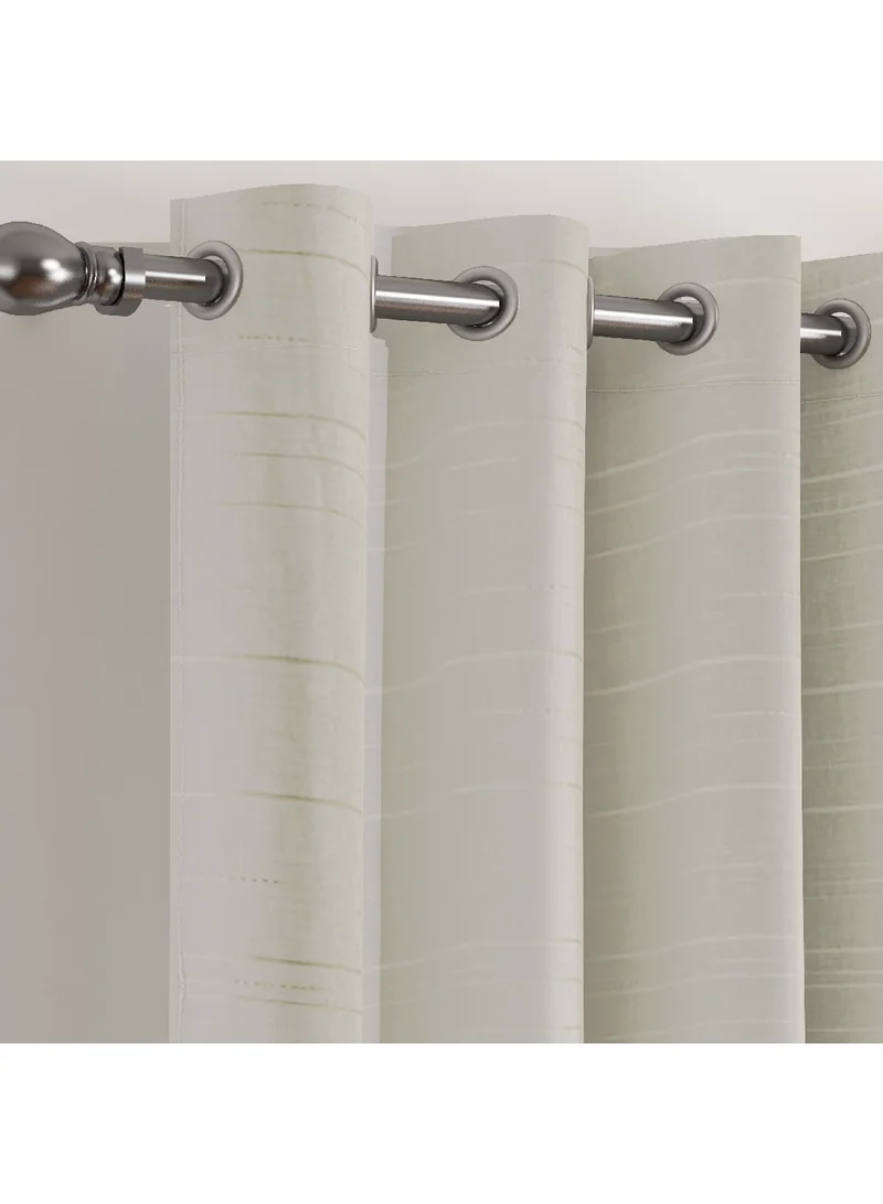 Home Box Aara 2-Piece Sheer Extra Long Curtain Set 300 x 140 cm