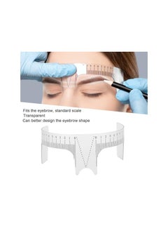 Generic Professional Eyebrow Positioning Ruler Eyebrow Stencils Eyebrow Shaper Brow Mapping Tool Microblading Brow Shape Design Ruler(鼻梁尺A款)  - Image 1