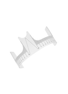Generic Professional Eyebrow Positioning Ruler Eyebrow Stencils Eyebrow Shaper Brow Mapping Tool Microblading Brow Shape Design Ruler(鼻梁尺A款)  - Image 3