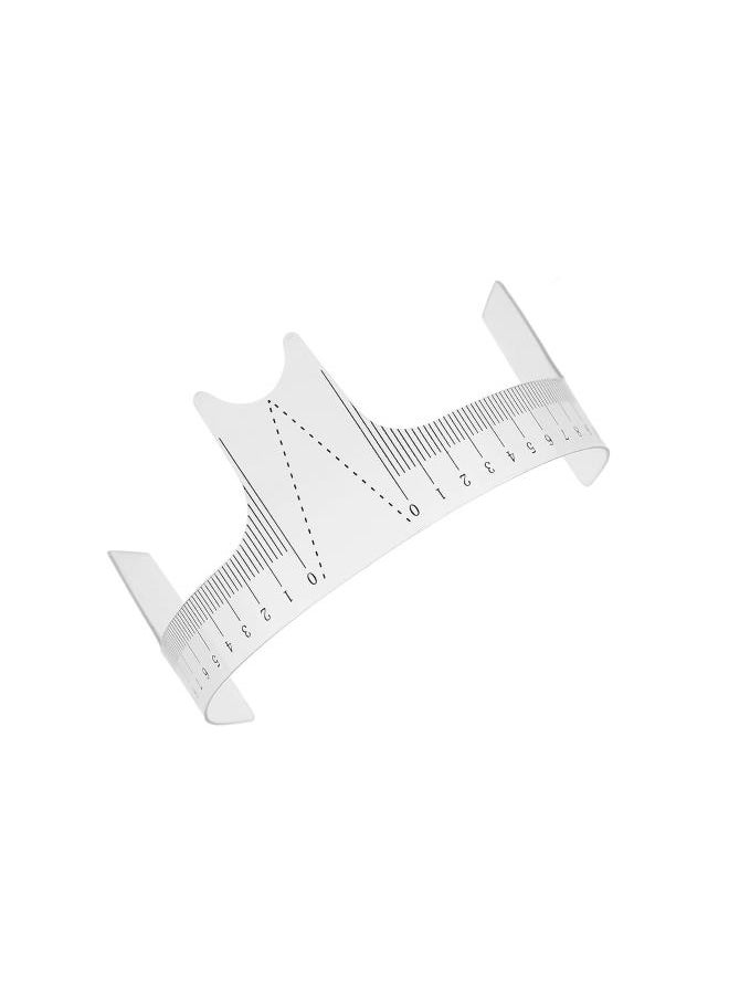 Generic - Professional Eyebrow Positioning Ruler Eyebrow Stencils Eyebrow Shaper Brow Mapping Tool Microblading Brow Shape Design Ruler(鼻梁尺A款) - Image 1