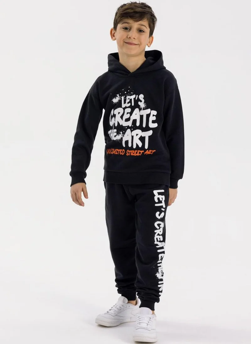 MINOTI Teen Boys Fleece Hoodie And Joggers Set