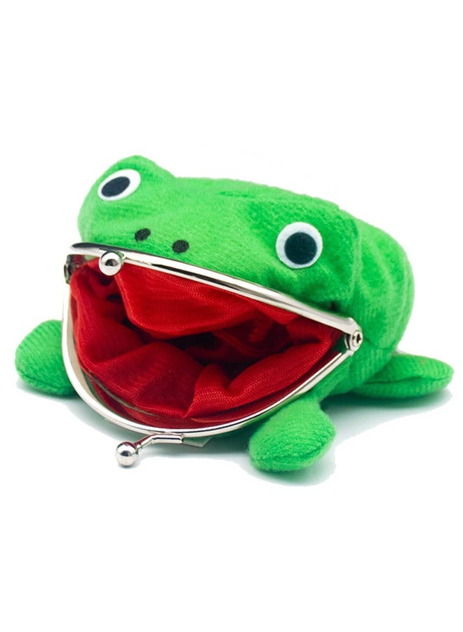 Naruto Anime Cute Plush Frog Coin Purse Green Collectible  Toy 10cm  - Image 2