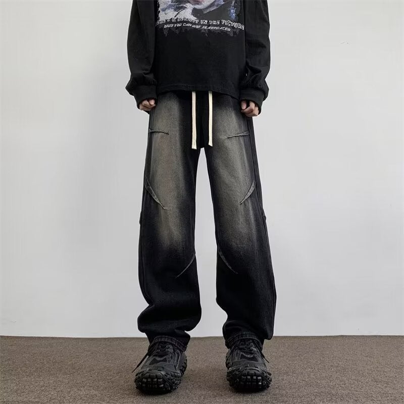 Unisex Casual Daily Denim Jeans - Image 2