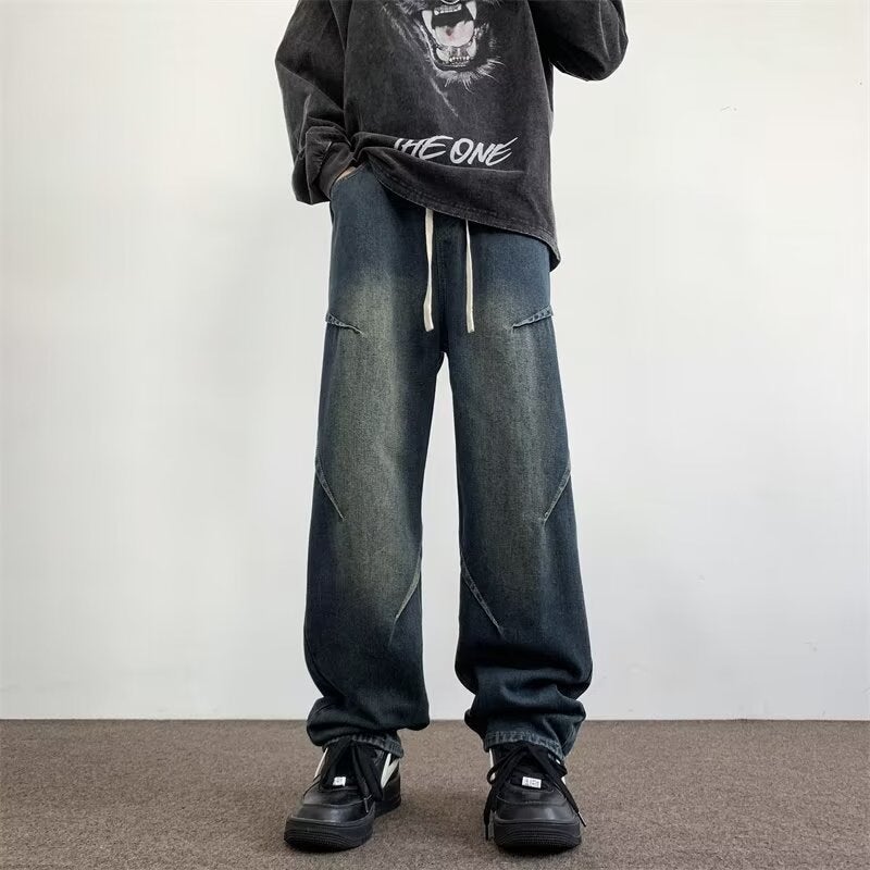 Unisex Casual Daily Denim Jeans - Image 4