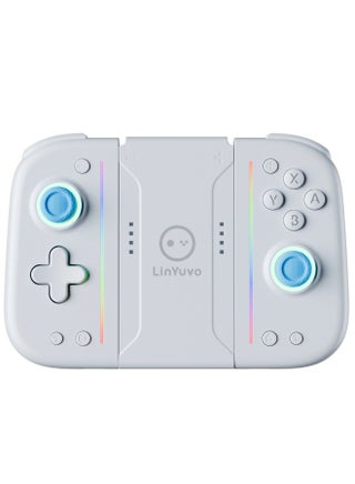 Classic Joycon LinYuvo KS52 Bluetooth Game Controller for Switch, Switch Lite, Switch OLED with Color RGB Light, Super Smart Joystick, 1000mAh Battery, Six-Axis Gyroscope, Turbo Function, Dual Vibration, Custom Back Key Macro Programming, ABXY Mechanical Buttons, Multi-Level Cross Key - pzsku/ZBF0E81D406C1D5D3150AZ/45/1758788254/53118c0e-e1f0-47a3-9691-5ec58b6bac60