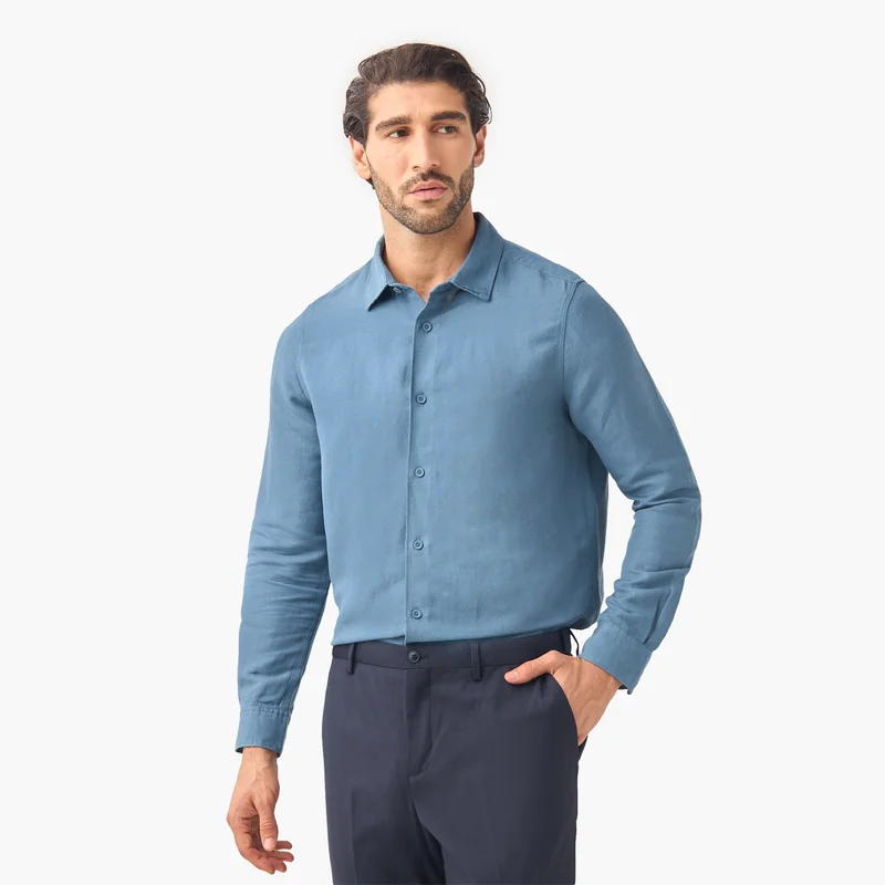 سبلاش فيڤ Regular Fit Linen Blend Shirt