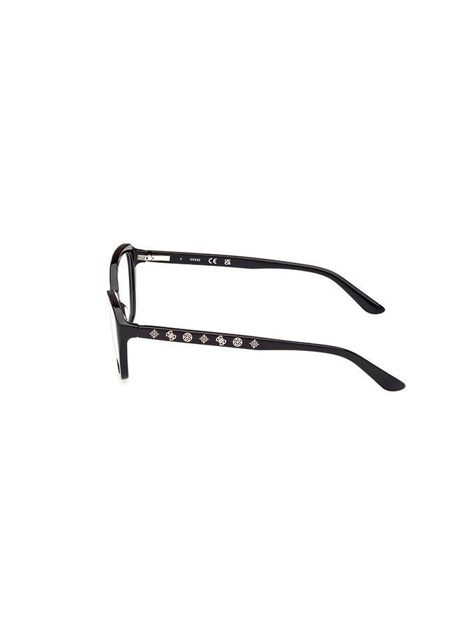 GUESS Women's's Butterfly Eyeglass Frames Shiny Black GUESS GU5011500154 54 mm - Image 2