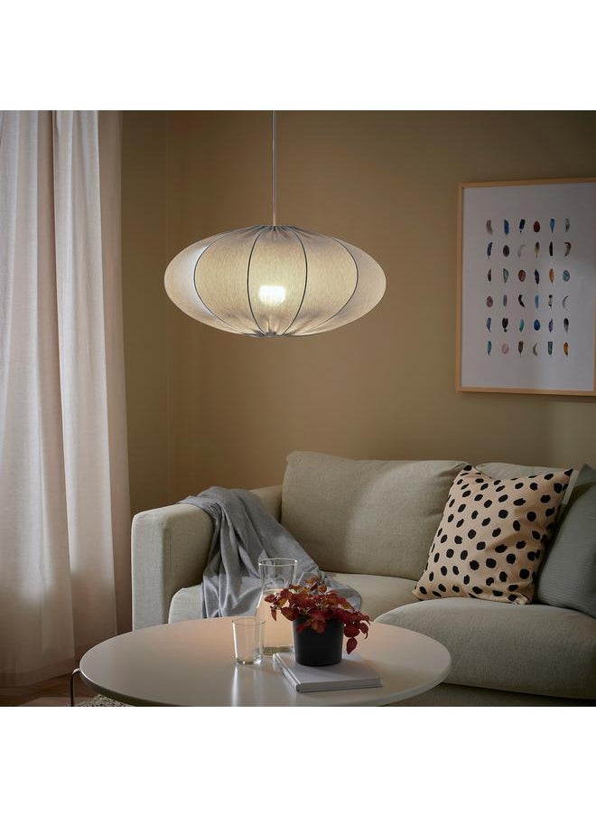 Zaboon Pendant lamp shade, oval turquoise, 52 cm  - Image 4