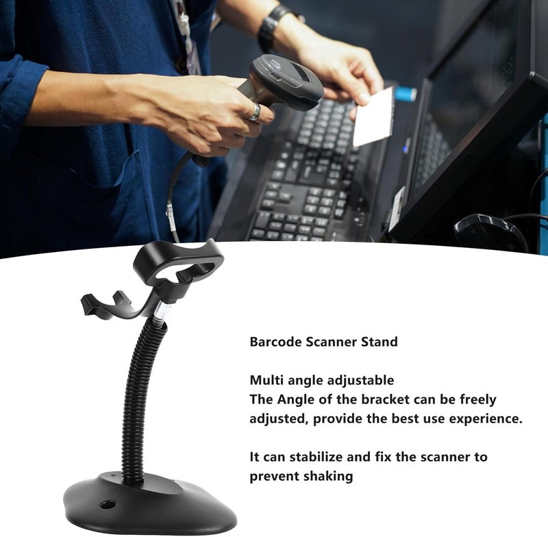 Durability boost selected material Universal Barcode Scanner Stand, Flexible Barcode Reader Holder Base, Height Adjustable Head for Supermarket Retail Store School Logistic Warehouse General need oriented design Diverse operating method fit No overseas transit wait Year round in stock All-item unified delivery Upgraded simple practical design Air & land transit compatible Demand fit global economical quality Global flexible assemble picks Systematic nationwide ship Fade proof All budget friendly options Easy clean surface Varied size selections Continuous warehouse supply Local & cross border ship compatible Simple upgraded construction Shop & home all-space compatible Multi-style matching design Multi-source stock guarantee General standard crafted Nationwide warehouse layout Economical varied design options General purpose design - Image 3