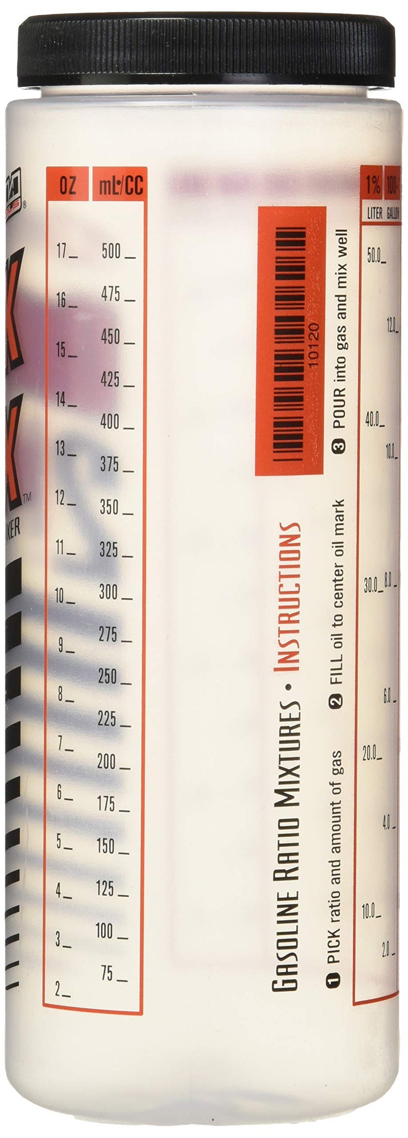 Maxima Racing Oils 10920 Quick-2-Mix Oil/Gas Ratio Mixing Bottle - 20 oz. Capacity - Image 3