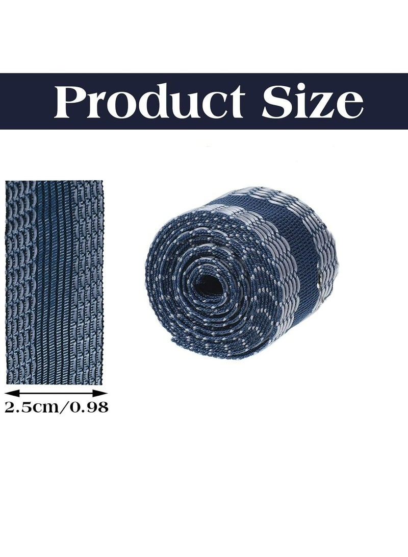 Trousers Edge Modified Strips, Iron-on Instant Hem Tape, 5m/5.47inch Pants Edge Shorten Self-Adhesive, 25mm Trouser Mouth Paste Edge Fabric Tape for Suit Jeans Trousers, DIY Sewing Accessories (Blue)  - Image 3