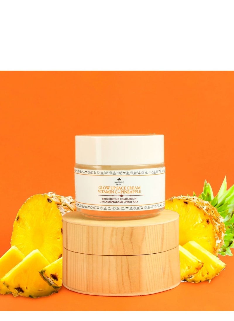 Nature Spell Nourishing and Whitening Face Cream with Vitamin C and Pineapple 100ml  - Image 2