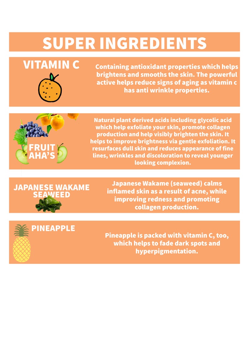 Nature Spell Nourishing and Whitening Face Cream with Vitamin C and Pineapple 100ml  - Image 5