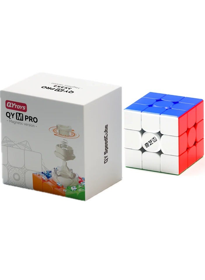 كي يي مكعب السرعة المغناطيسي QiYi M Pro 3x3، مكعب سحري احترافي بدون ملصقات، مناسب للأطفال والكبار - Image 1