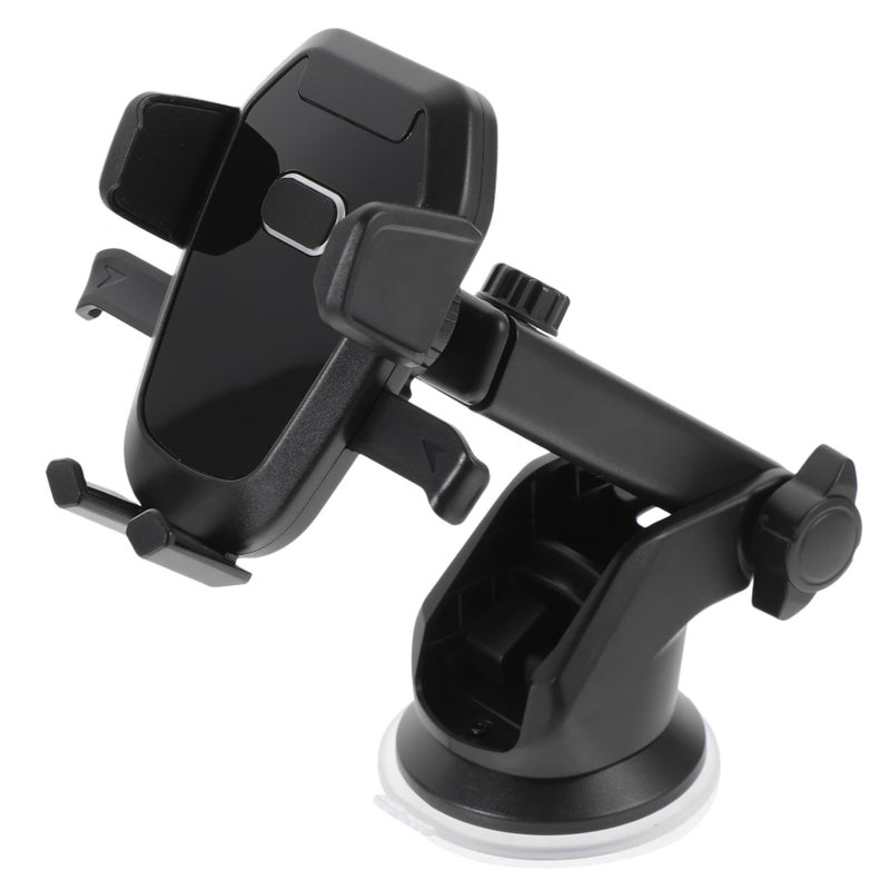 Car Dash Cam Mount With Suction Cup And Vent Phone Holder Telescopic Adjustable - Image 2