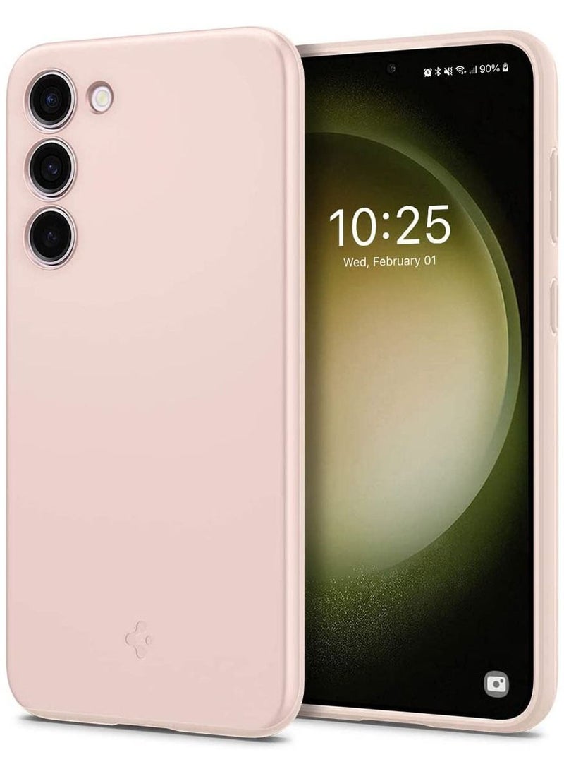 Spigen - Thin Fit for Samsung Galaxy S23 Case Cover - Pink Sand - Image 1