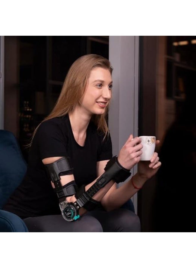 تاينور دعامة الكوع اليسار ROM – تحكم عملي في حركة الكوع وتثبيت ثابت – دعم خفيف وسهل الاستخدام - Image 5