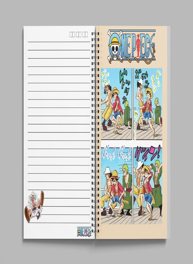 zenithink دفتر ملاحظات زينيثينك لوفي المطلوب | ورق 80 غ/م² مع غلاف مقوى 350 غ/م² | مسطر بخطوط مفردة | 160 صفحة | مقاس A5 | تجليد حلزوني | متعدد الاستخدامات للمدرسة والمنزل والمكتب | - Image 3