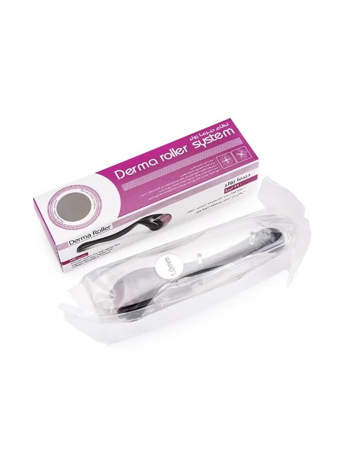 Derma roller system Derma Roller 540 with 0.30mm Titanium Needles for Skin Rejuvenation, Beard Growth, and Hair Growth Stimulation - Image 2