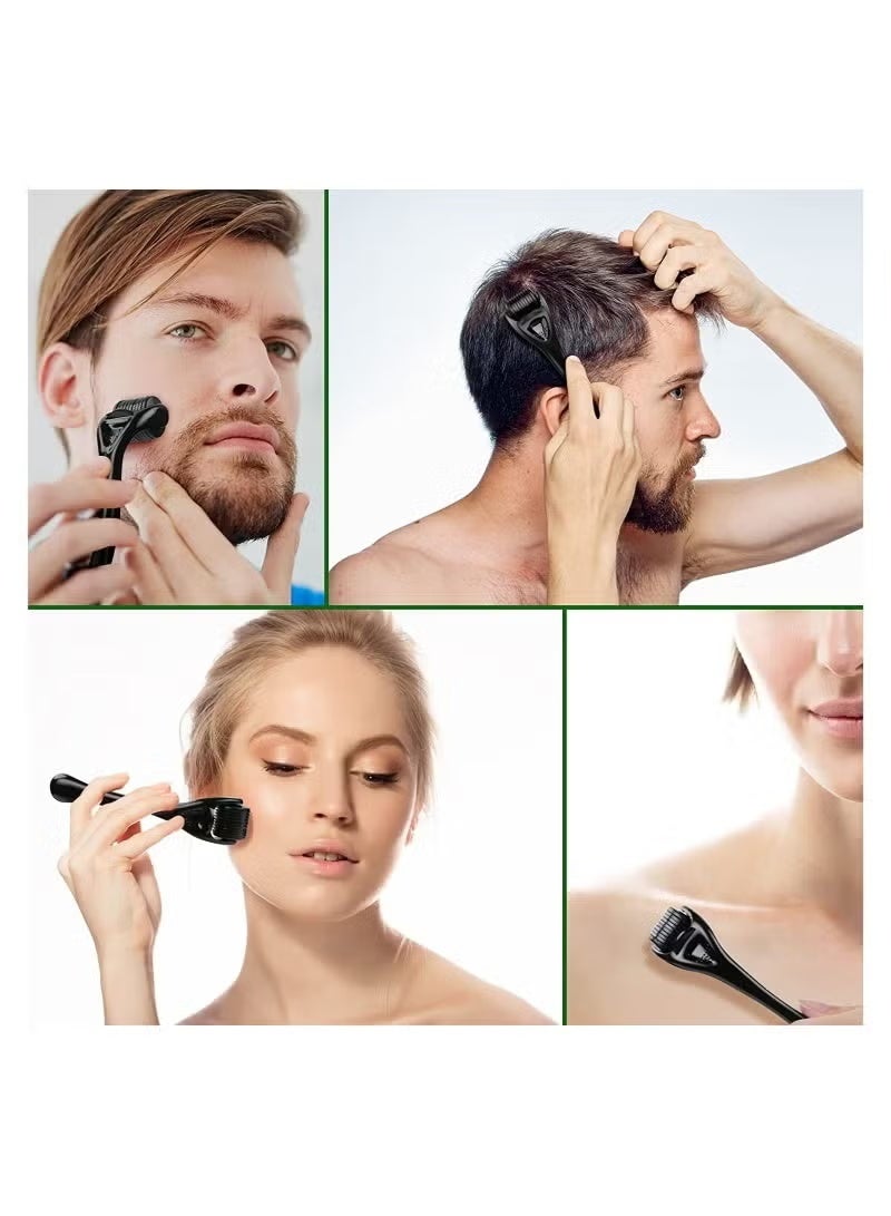 Derma roller system Derma Roller 540 with 0.30mm Titanium Needles for Skin Rejuvenation, Beard Growth, and Hair Growth Stimulation - Image 5