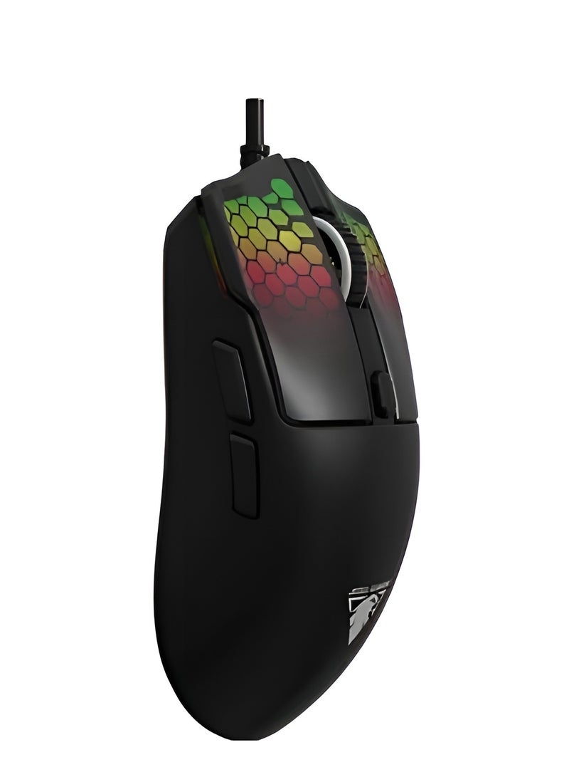 JeDEL GM693 Ergonomic with RGB Light Wired Gaming Mouse With 7200 Dpi - Image 3