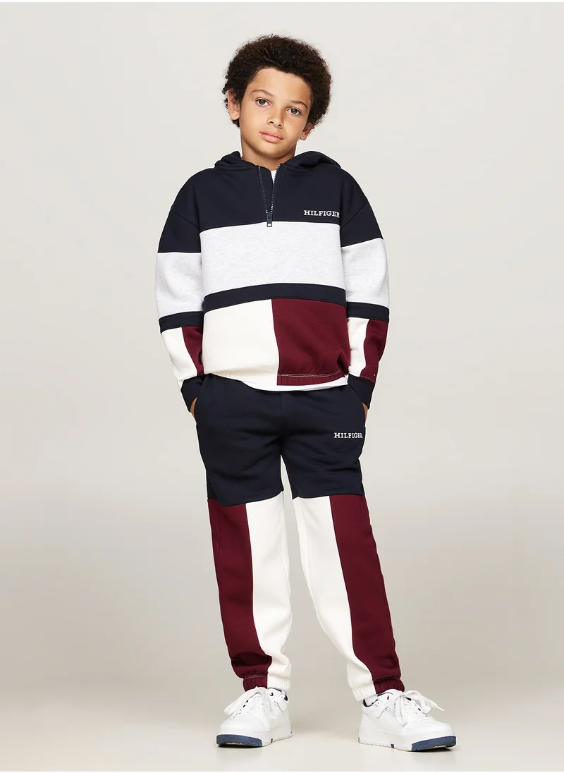 TOMMY HILFIGER Kids Colorblock Sweatpants