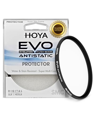 Hoya EVO Antistatic 52mm Filter — Premium Optical Glass w/ 16-Layer SMC Lens Protector for 99.8% Light Transmission, 3mm Thick, Dust & Scratch-Resistant, Water Repellent for Clear Image Quality - Image 1