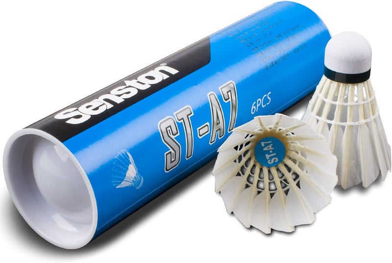 Senston Badminton Shuttlecocks 6 Pack Sports Birdies Shuttlecock 6PCS for Outdoor Indoor Sports Activities - Image 1