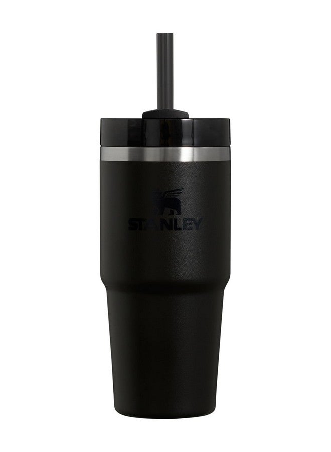 Stanley Stanley Quencher H2.0 Tumbler with Straw 14 oz | Twist On 3-Way Lid | Cupholder Compatible for Travel | Insulated Stainless Steel Cup | BPA-Free | Black 2.0  - Image 1