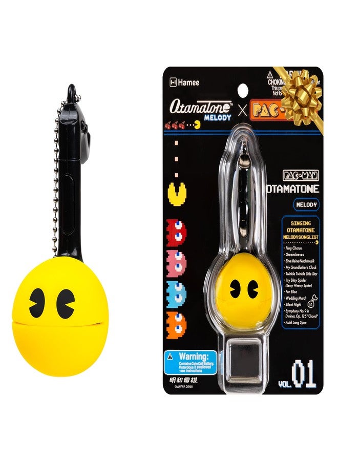 Otamatone Melody Original PAC-Man Electronic Portable Music Toy Player Synthesizer from Japan by Maywa Denki Officially Licensed Merchandise with English Instructions Keychain Accessory - PAC-Man - Image 1