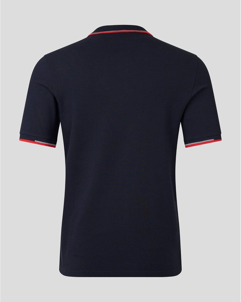 Castore Red Bull Racing Official Formula 1 Team Core Polo Shirt - Blue - Medium - Image 2