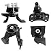loongrie Engine Motor Transmission Mount Kit Compatible with Prius 20102015 Prius Plugin 20132015 Prius V 20122015 CT200H 20112017 18L L4 Engine Replace OE A62053 A72013 A62000 A42004 Set of 4 - Image 2