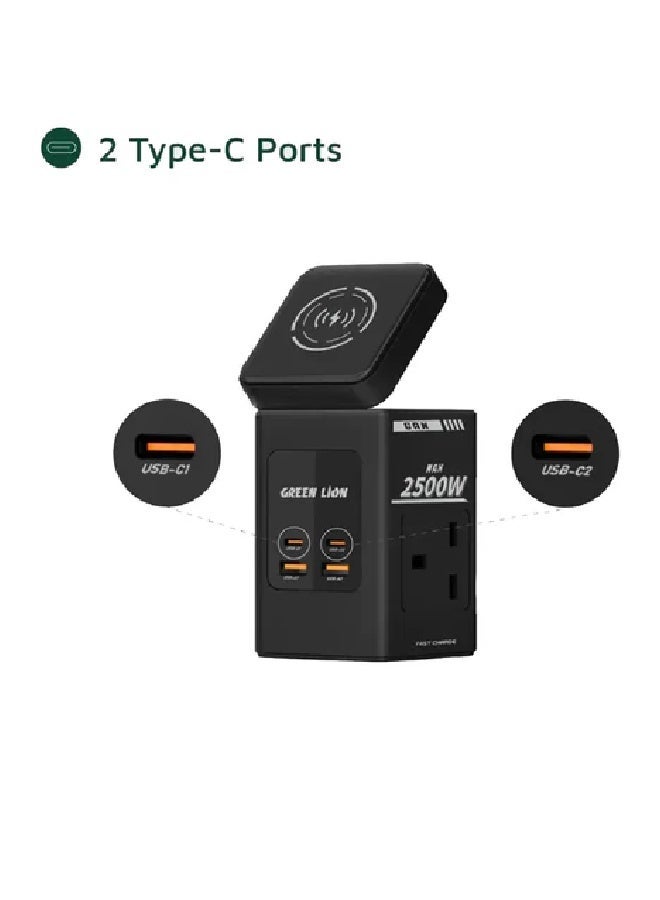 GREEN LION GaN 65W Multi Port Travel Adapter - Image 2
