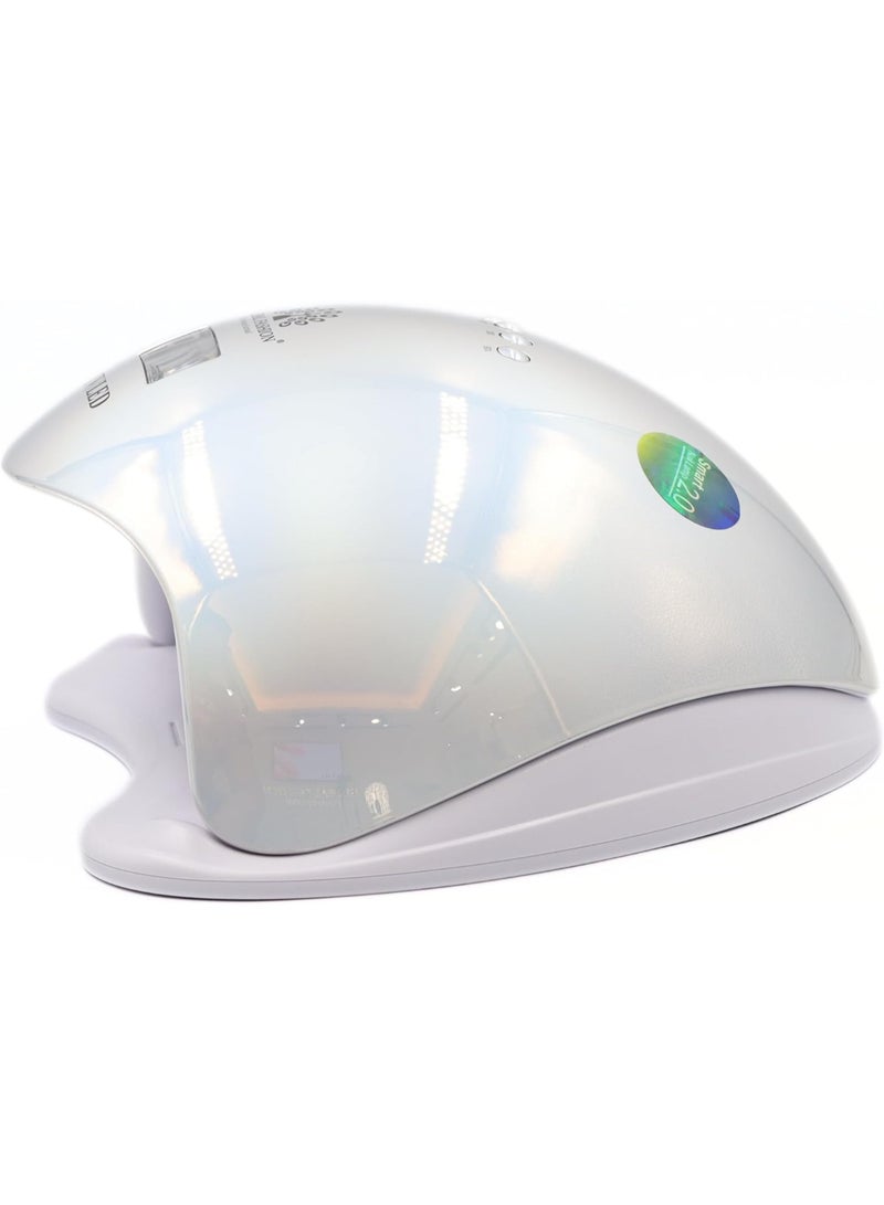 GLOBAL FASHION Professional Uv Led Lamp 2 In 1 Model L-1100 72W - Professional Nail Dryer For Gel Polish, Acrylic, And Polygel - Fast Curing, Durable, And Easy To Use  (Silver)  - Image 3