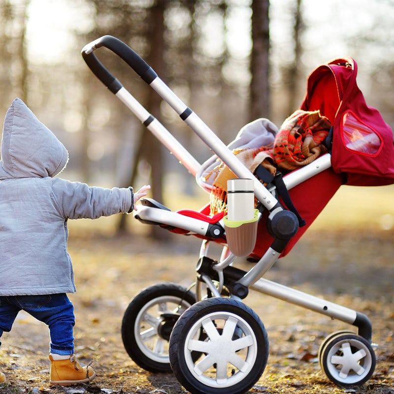 Baby Bottle Holder, Stroller Cup Organizer with Anti-Shake Design for Various Beverages - Image 4