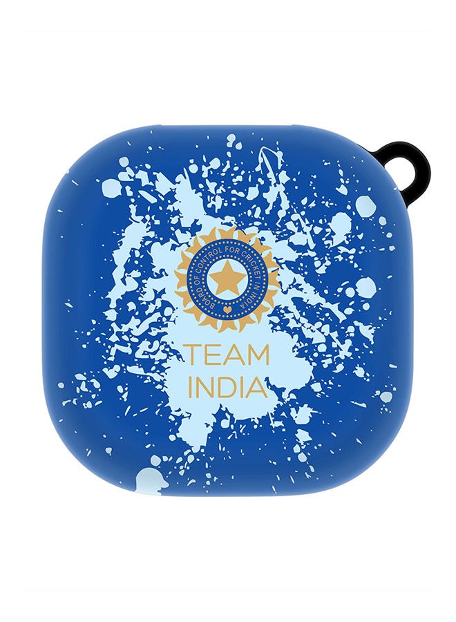 Stylizedd StylePods Custom Case Samsung Galaxy Buds Pro (2021) / Buds Live Case With Anti-Lost Keychain - Team India  - Image 1