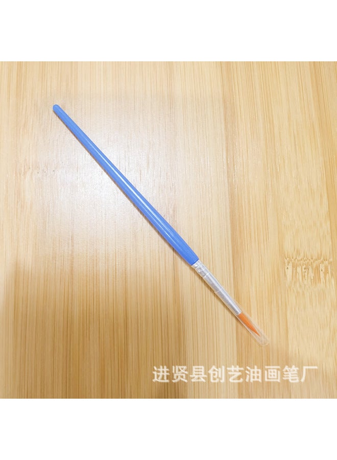 Chuangyi Acrylic Paint Pen Plastic Rod Digital Oil Painting Brush Flat Head Brush Gouline Brush Vinyl Doll Plaster Nylon Pen - Image 1