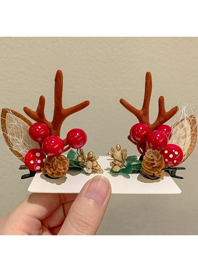 Christmas Hairpin Reindeer Antlers Hair Clips Cute Hair Pins Xmas Party Cosplay Hair Pieces Hair Accessories For Adults And Children (Pack Of 2) (Set 8) - pzsku/ZBF0FC89A6059C2DA3E06Z/45/_/1707981308/c4aad752-86c2-4595-afa2-cdd964721663