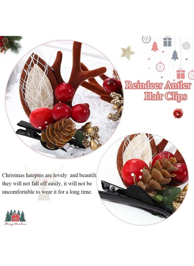 Christmas Hairpin Reindeer Antlers Hair Clips Cute Hair Pins Xmas Party Cosplay Hair Pieces Hair Accessories For Adults And Children (Pack Of 2) (Set 8) - pzsku/ZBF0FC89A6059C2DA3E06Z/45/_/1707981311/244bcafb-da4a-4b28-ab2f-17b5cf8c75e3