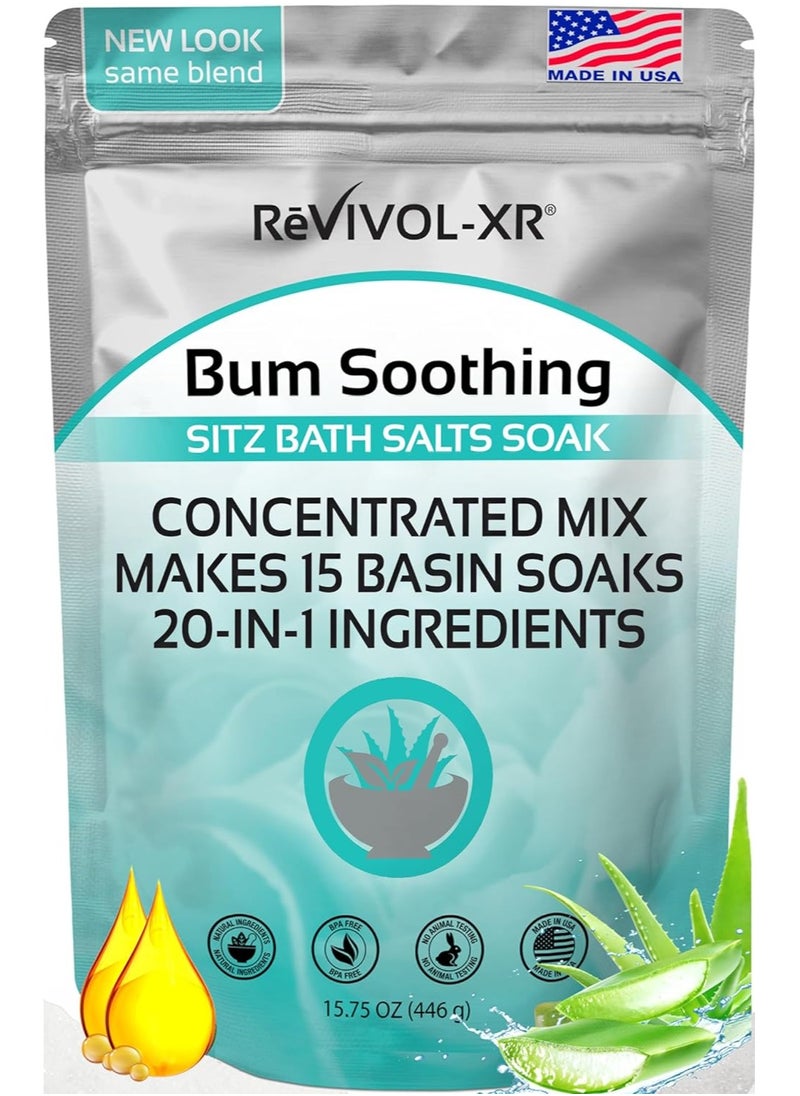 REVIVOL-XR - Bum Soothing Sitz Bath Salts Soak, 15.75 oz - Image 1
