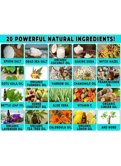 REVIVOL-XR Sitz Bath Salts for Hemorrhoid Soak, 20 Organic & Natural Soothing Ingredients. USA Made.  - Image 4