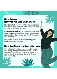 REVIVOL-XR Sitz Bath Salts for Hemorrhoid Soak, 20 Organic & Natural Soothing Ingredients. USA Made.  - Image 5