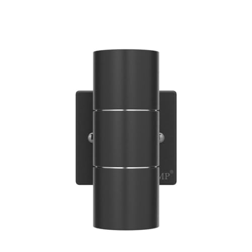 LMP Modern Outdoor Wall Light Porch Light Patio Light with Black Aluminum Finish for Decoration,Garage 4Packs Black - Image 4