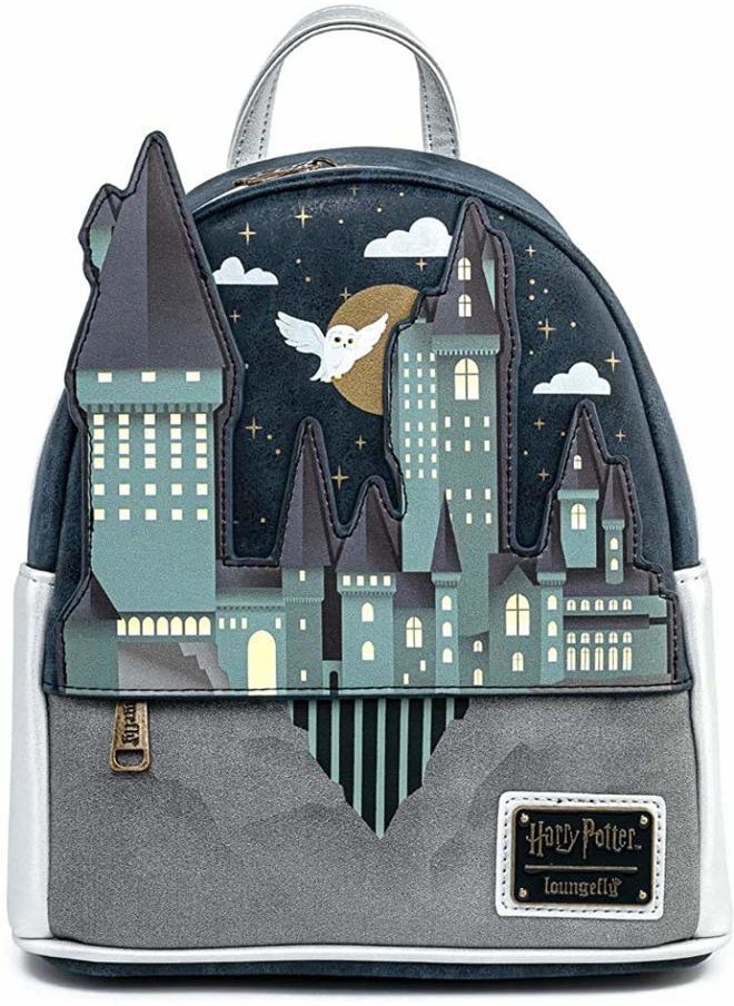 Loungefly - Harry Potter Hogwarts Castle Hedwig Womens Double Strap Shoulder Bag Purse - Image 1