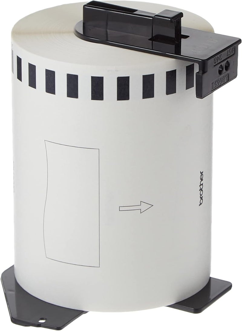 brother Genuine DK-2243 Continuous Length Black on White Paper Tape for QL Label Printers, 4" x 100' (101mm x 30.4M), 1 Roll per Box, DK2243 - Image 3